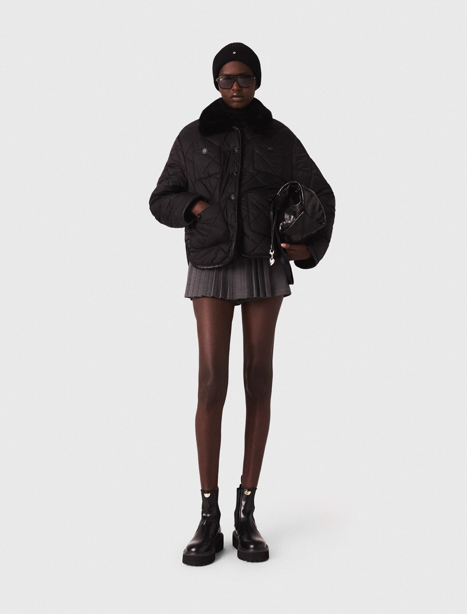 Doudoune réversible avec sequins