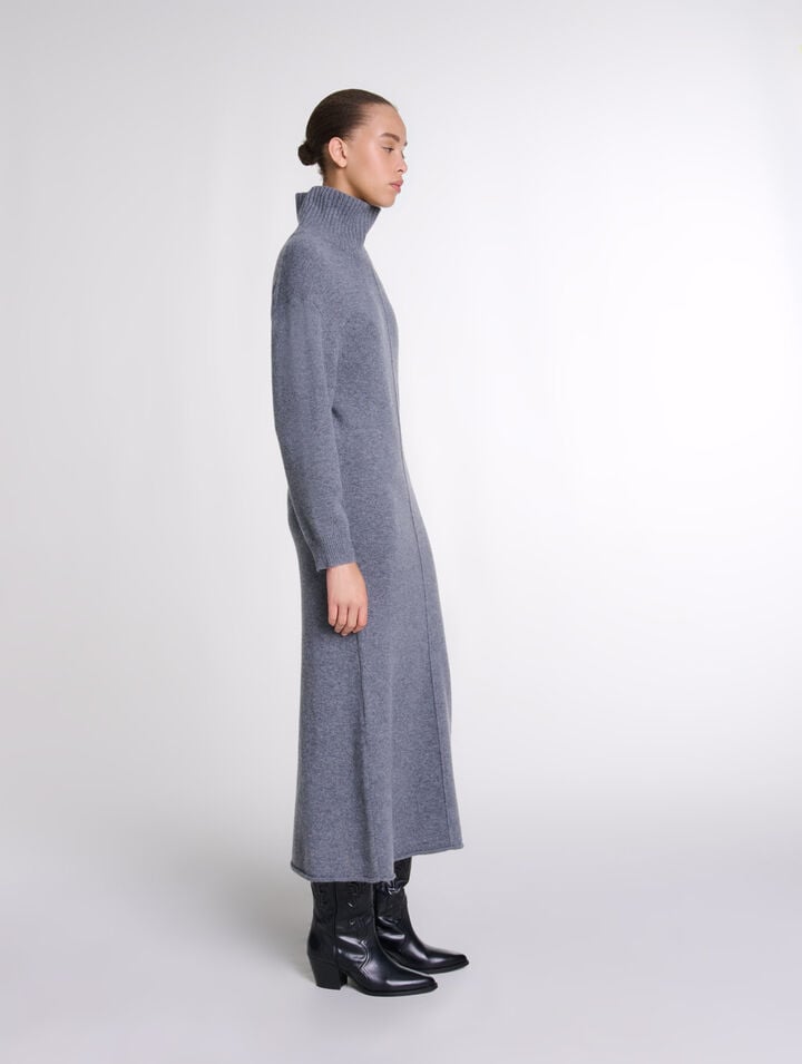 Robe longue en maille