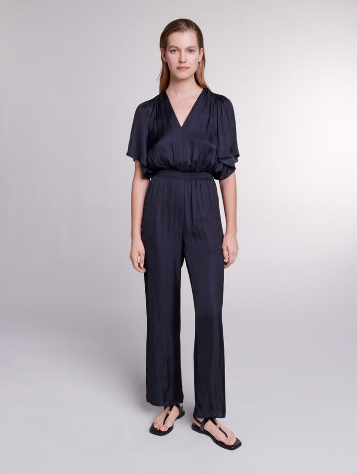 Combinaison pantalon satinée