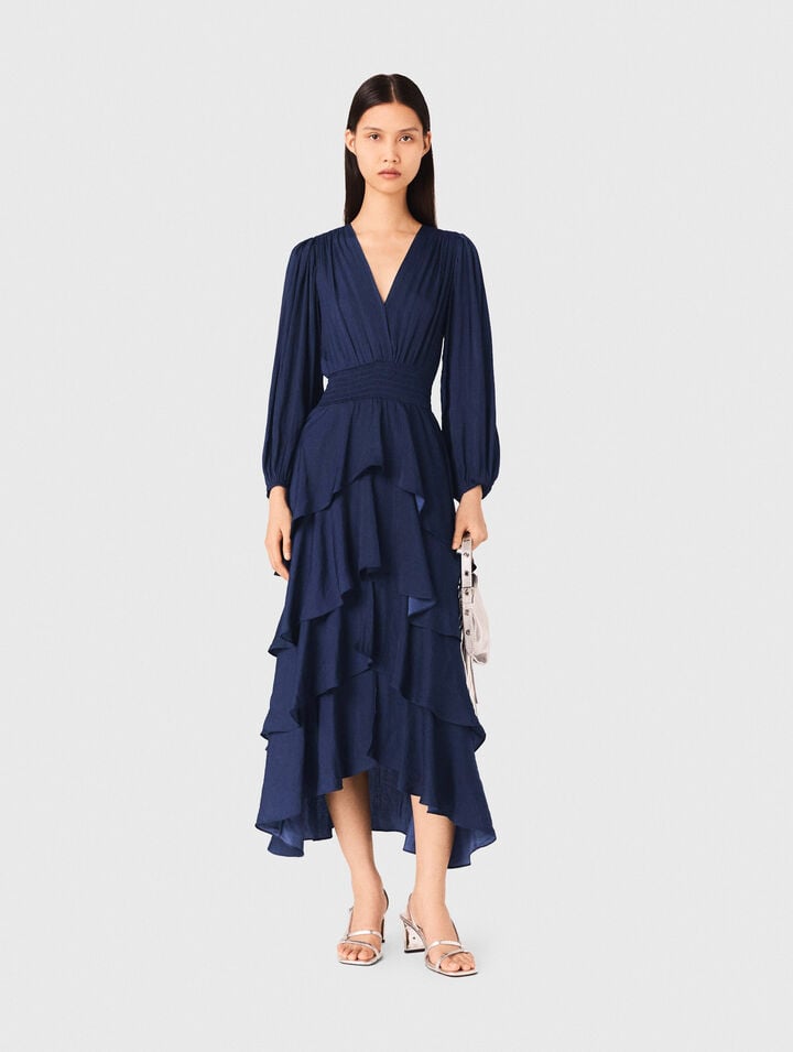 Robe courte en maille