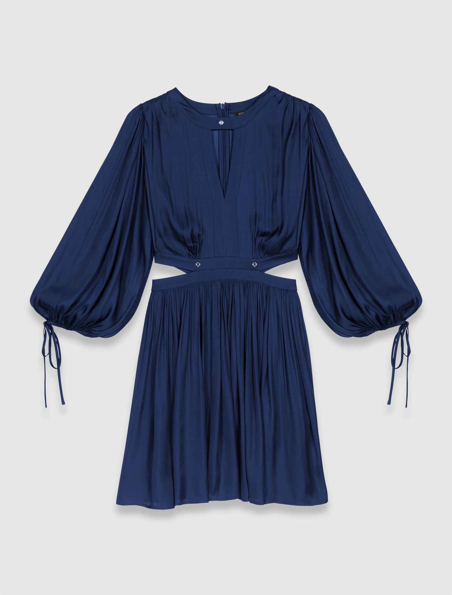 Short satin dress