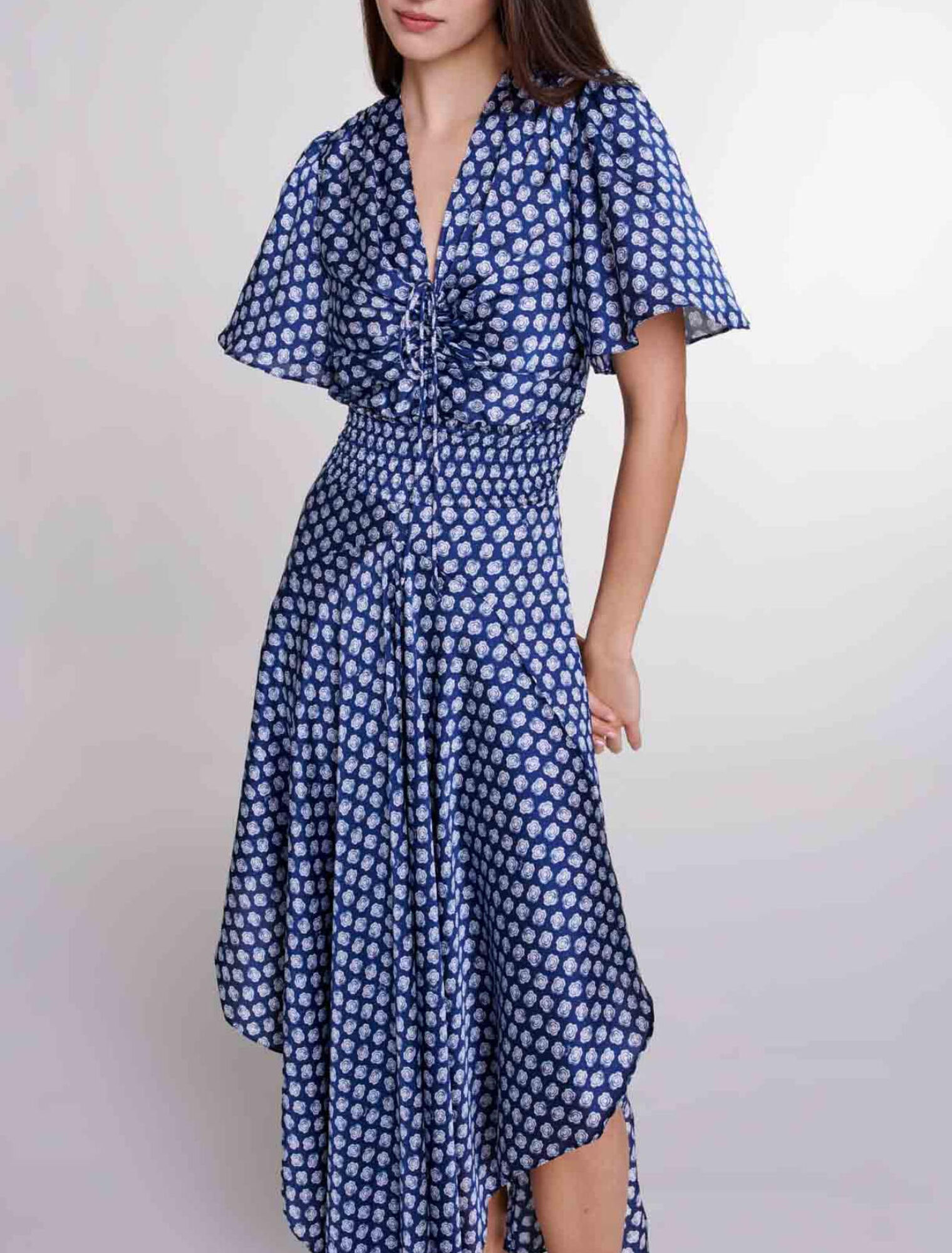 Robe longue imprimée