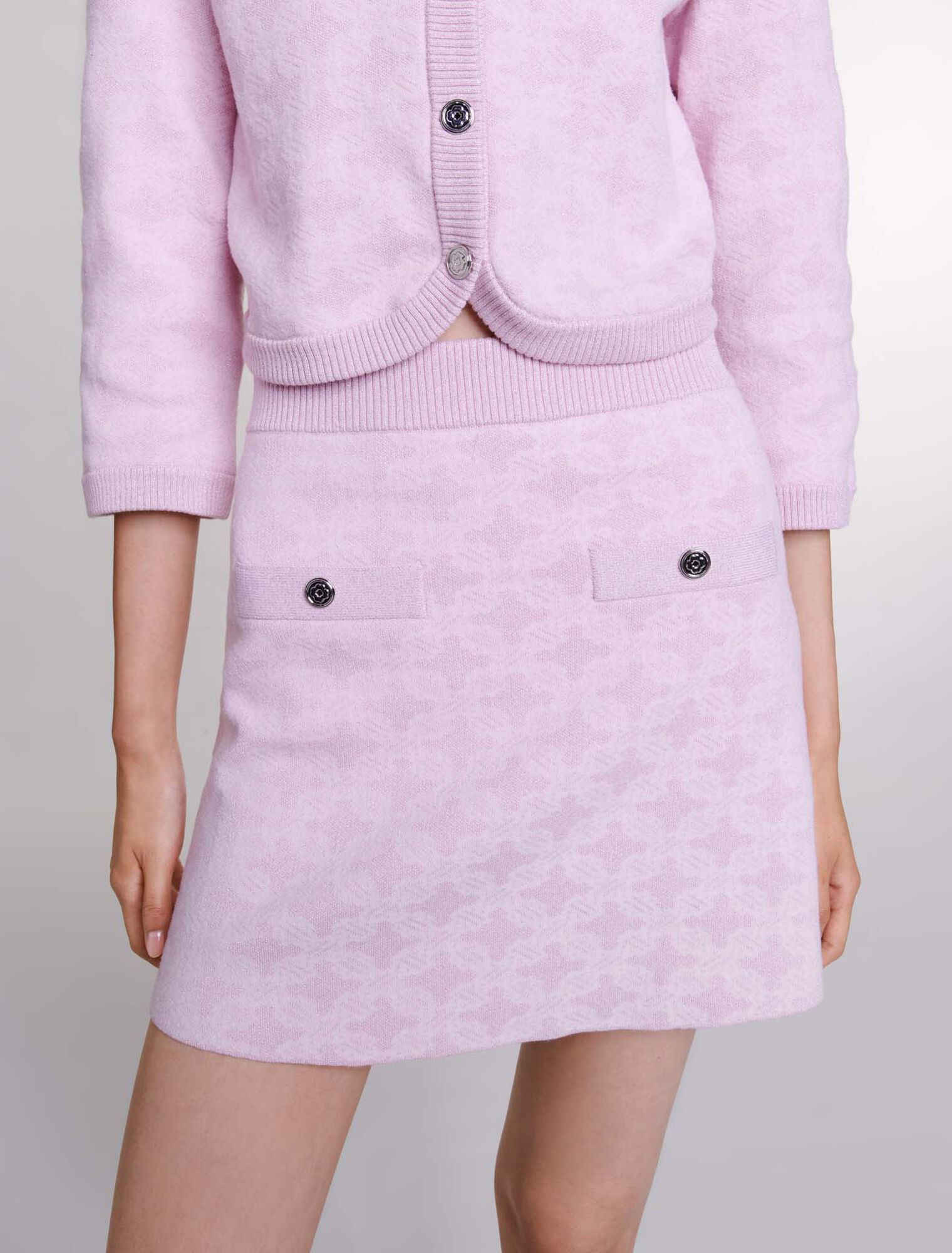 Jupe en maille jacquard