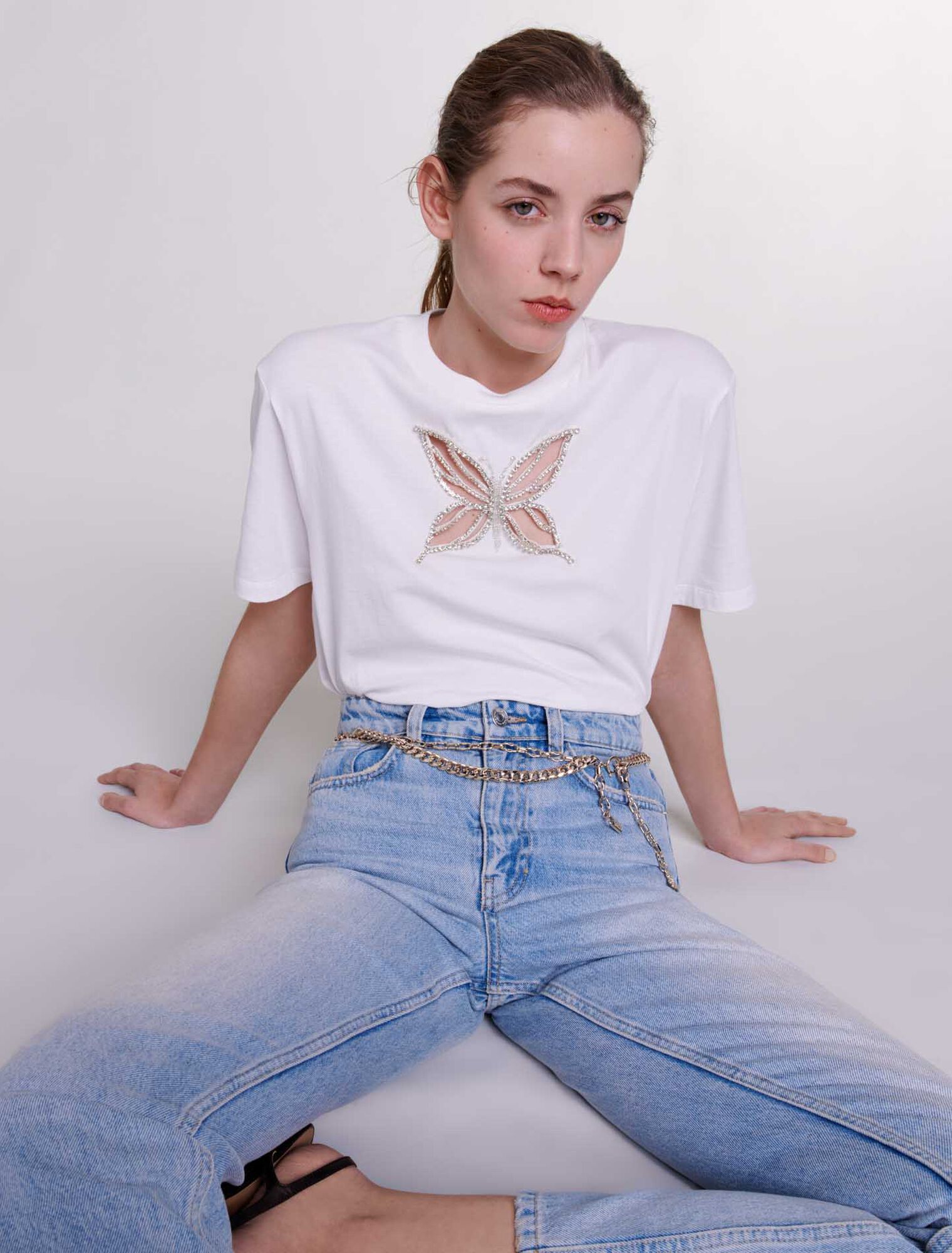 Tee-shirt à strass