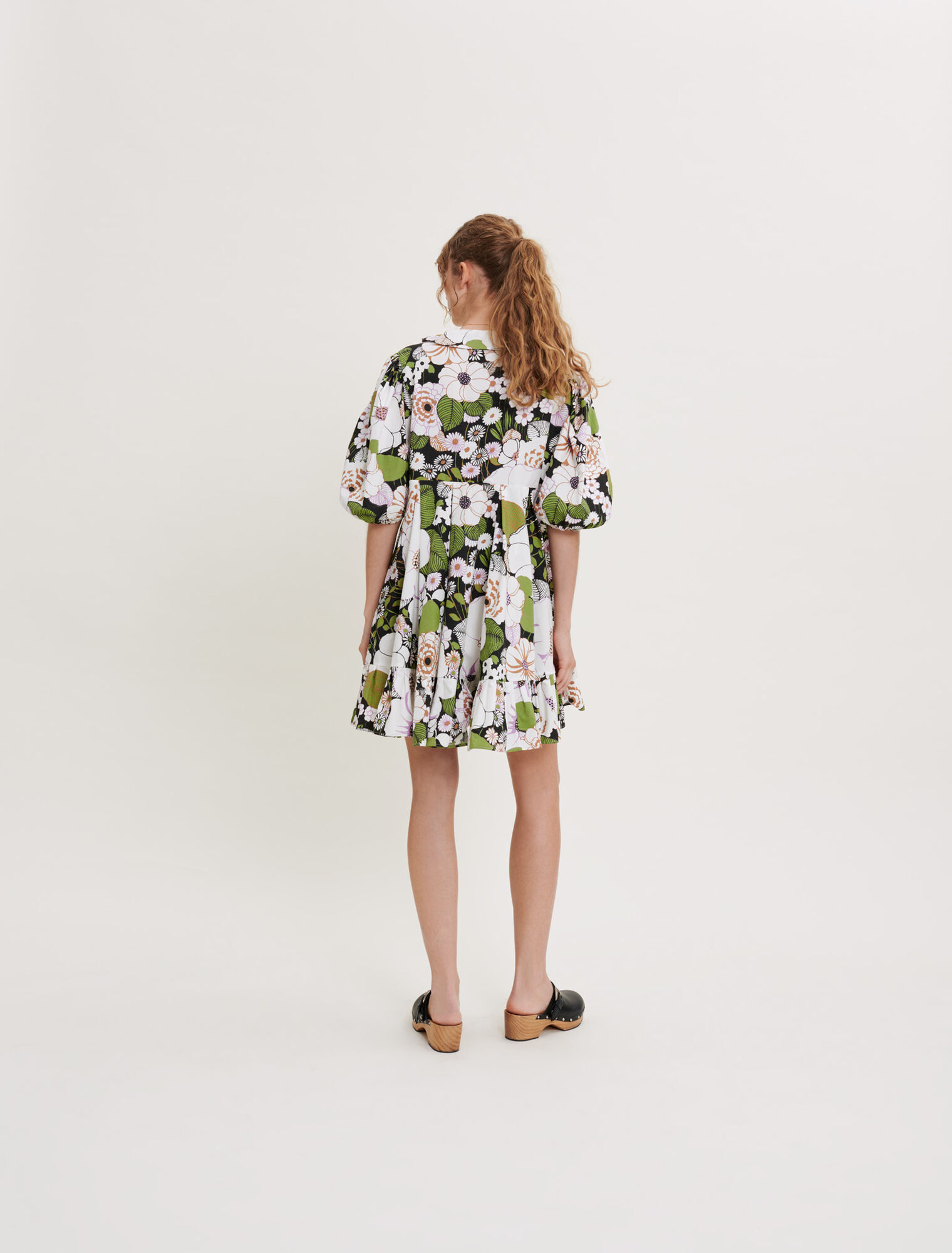 Robe imprimé à fleurs 70's