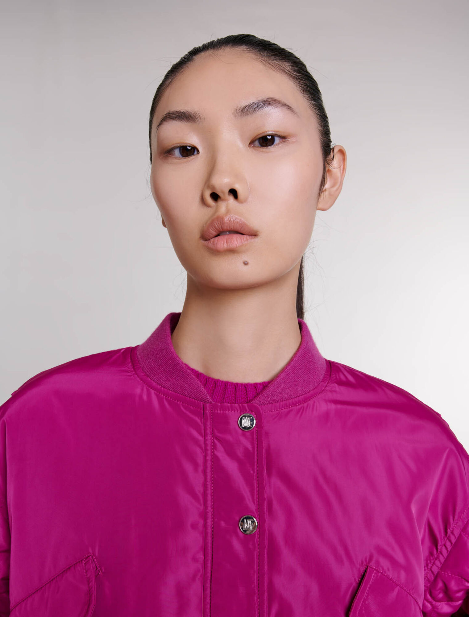 Blouson bomber court