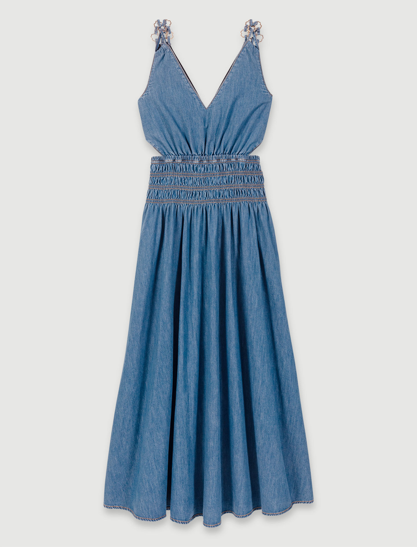Robe maje bleu electrique on sale