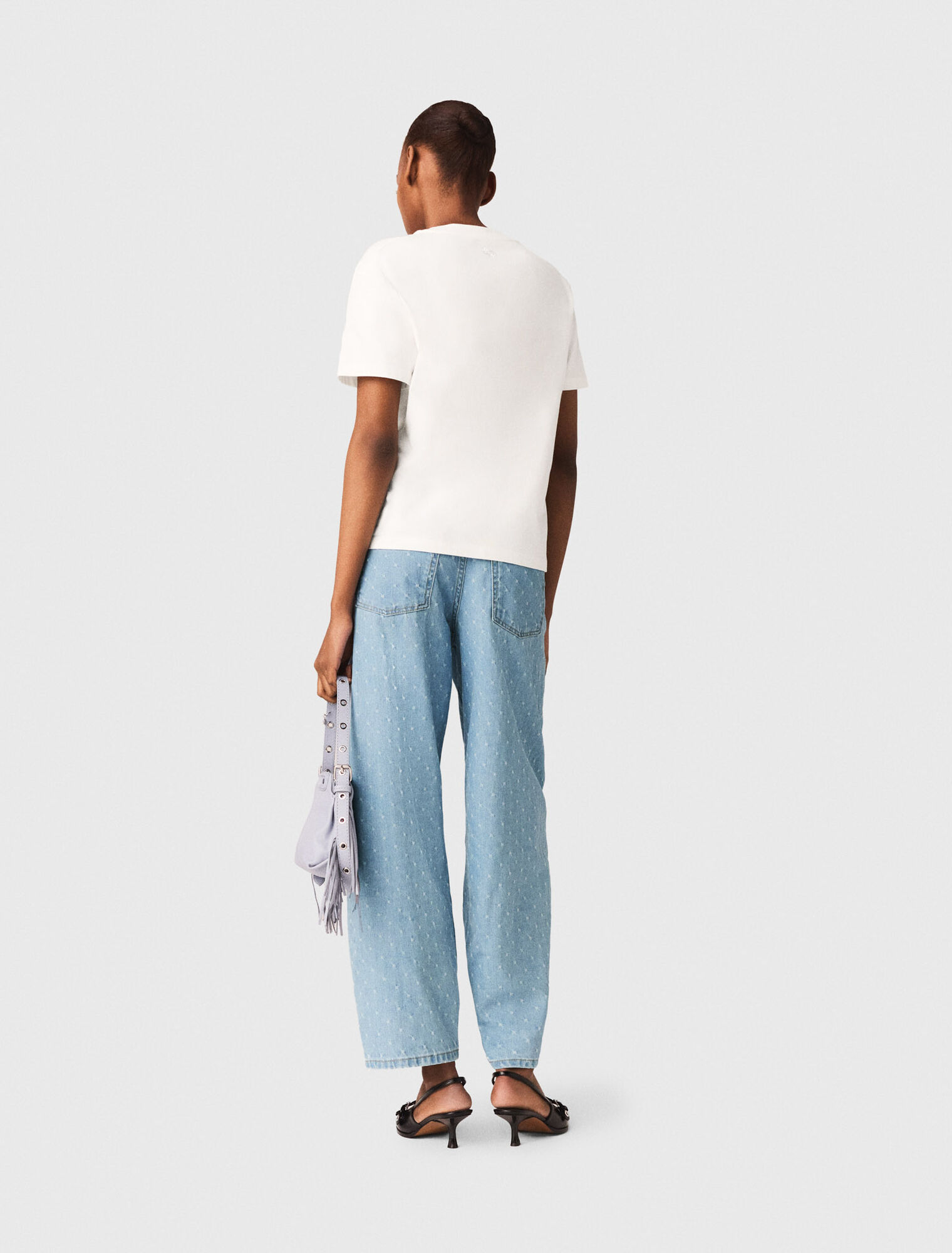 Tee shirt avec logo Paris brod&eacute;