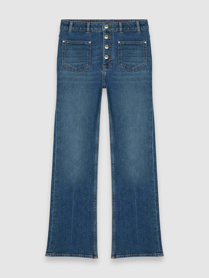 Straight-cut jeans