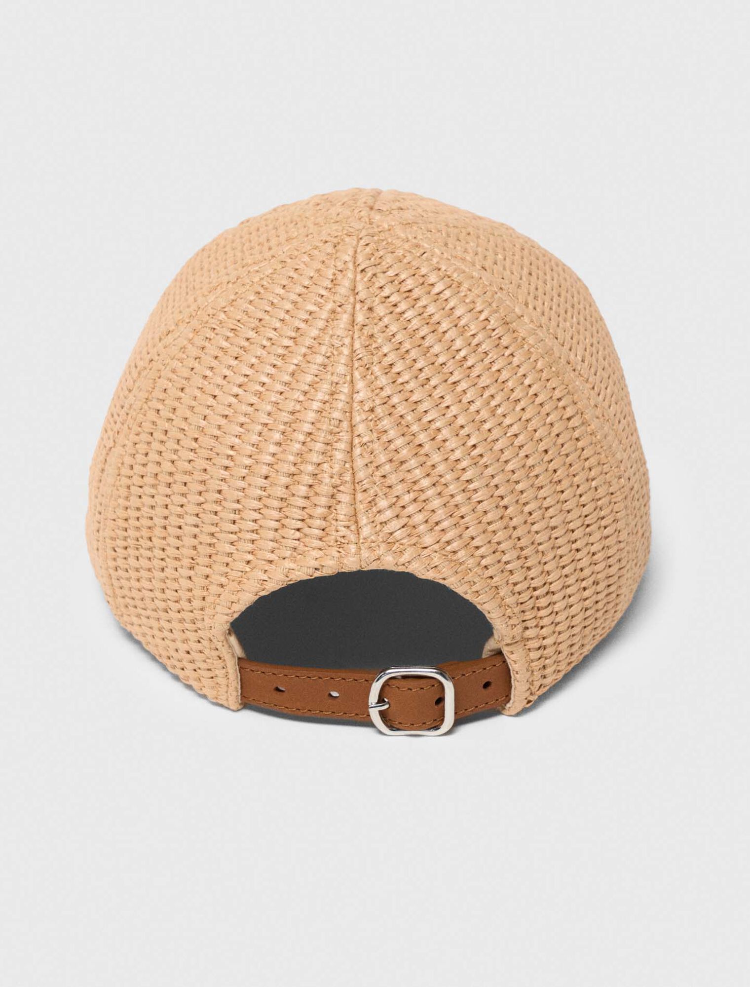 Casquette effet matiere naturelle