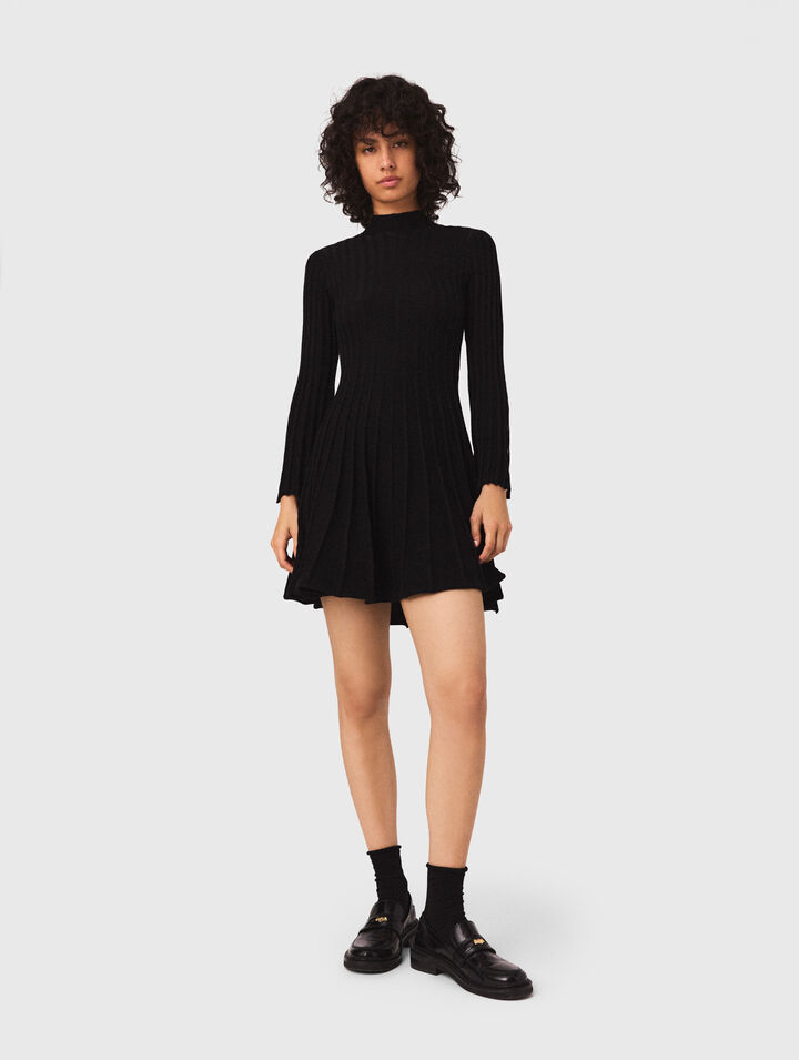 Robe courte en maille