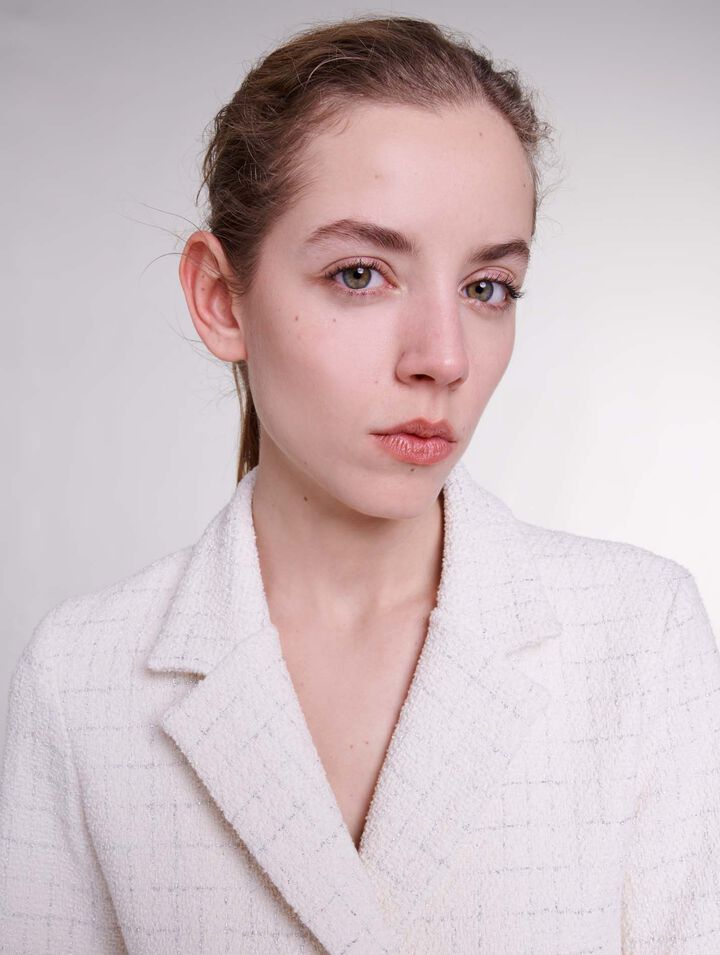 Robe courte boutonnée