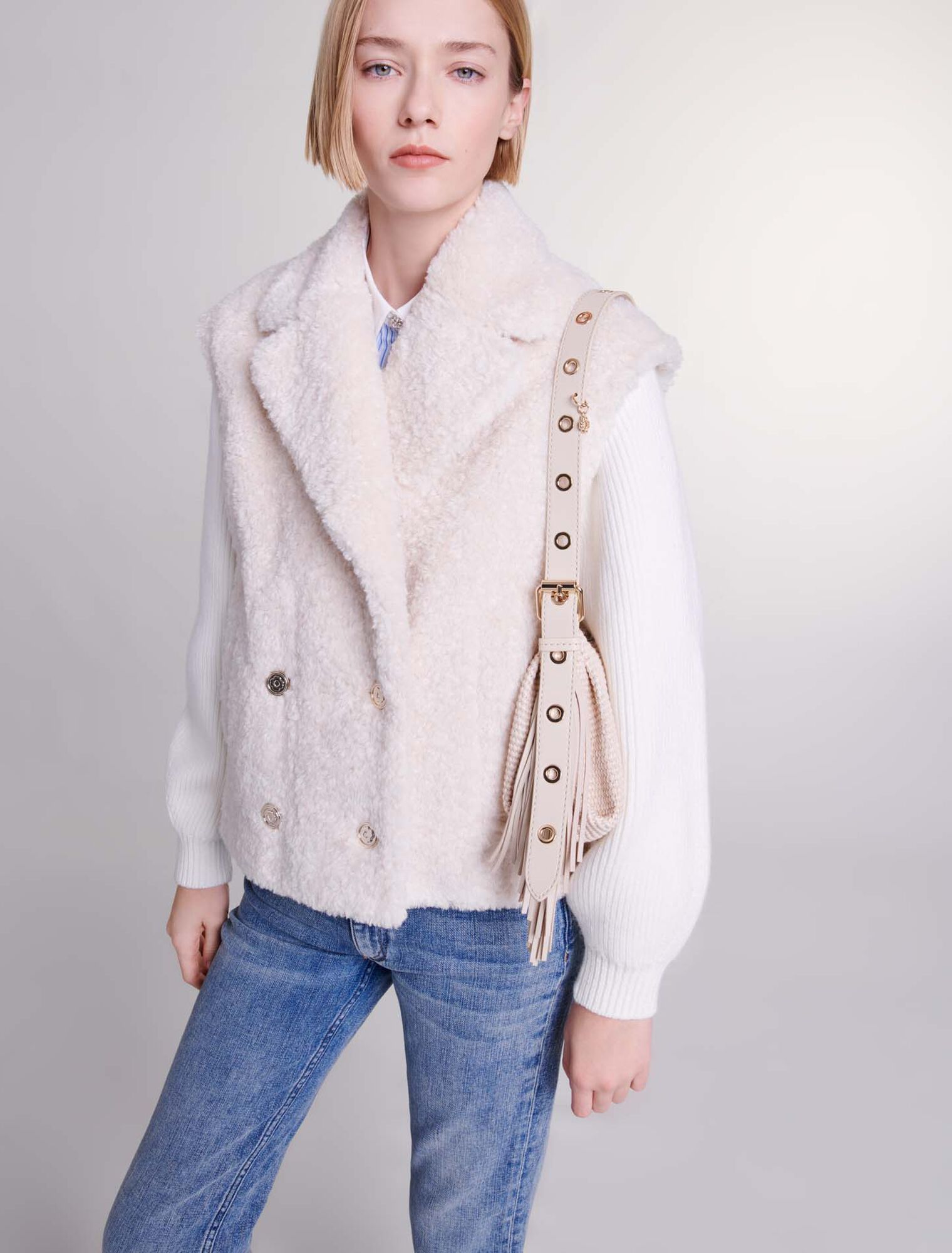 Blouson bi-matière