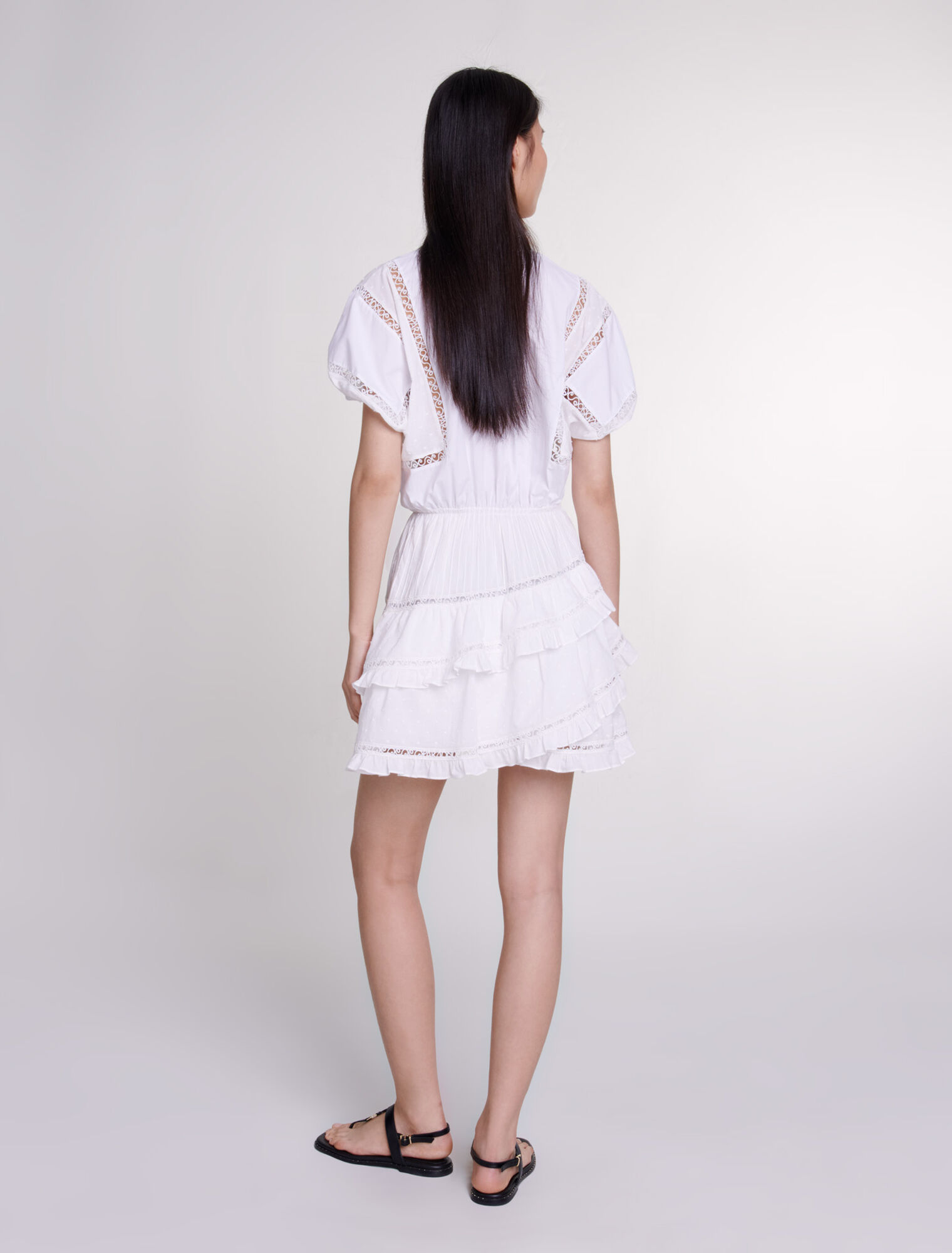 Short embroidered dress