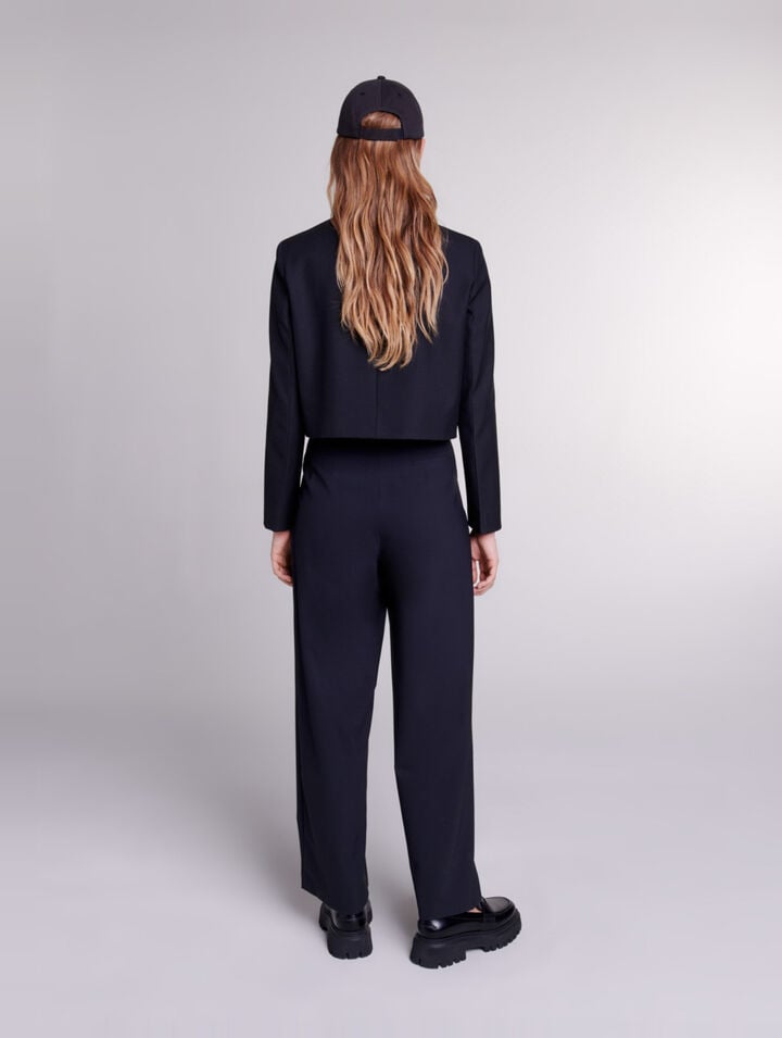 Veste courte droite