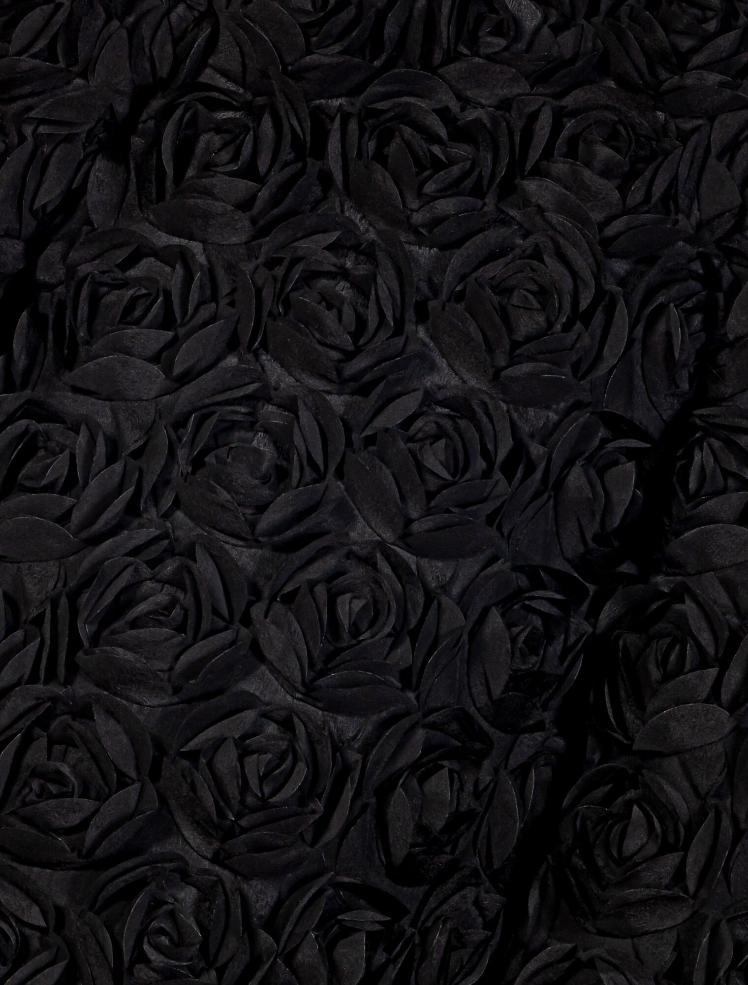 Strapless dress with flowers