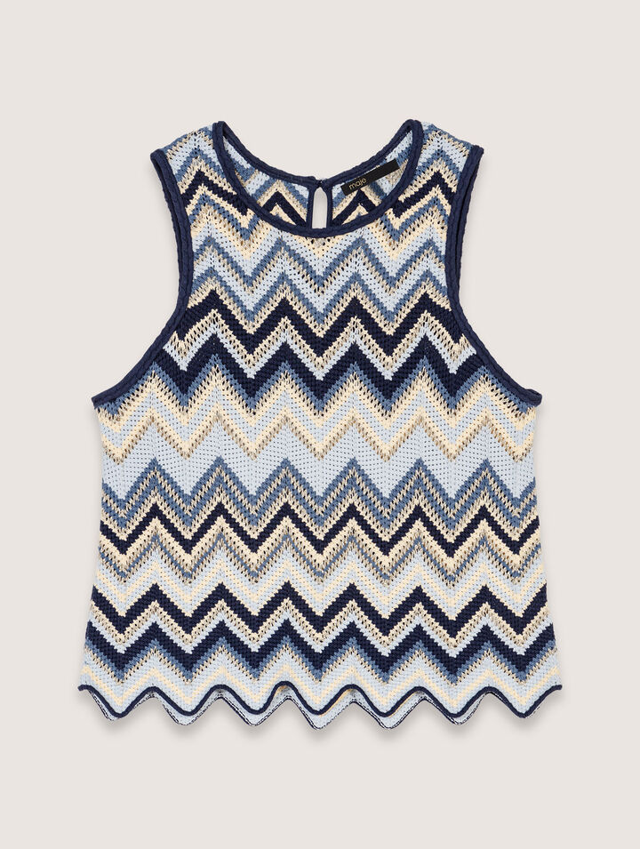 Top en crochet
