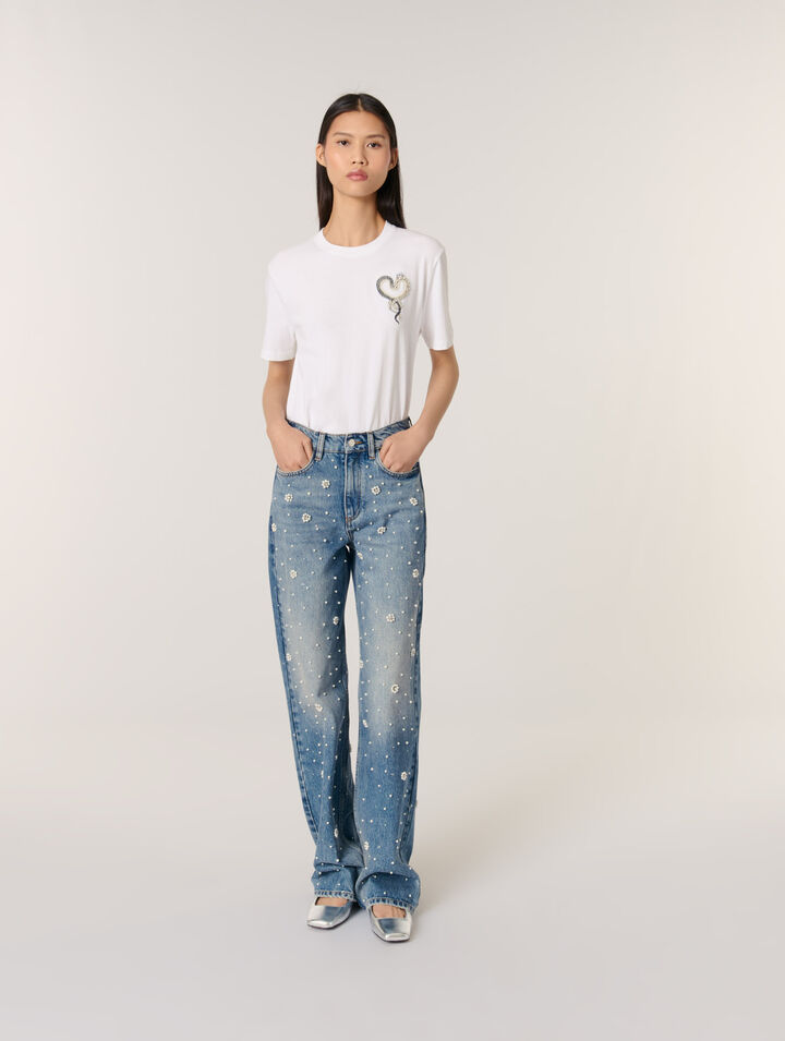 Tee-shirt brodé