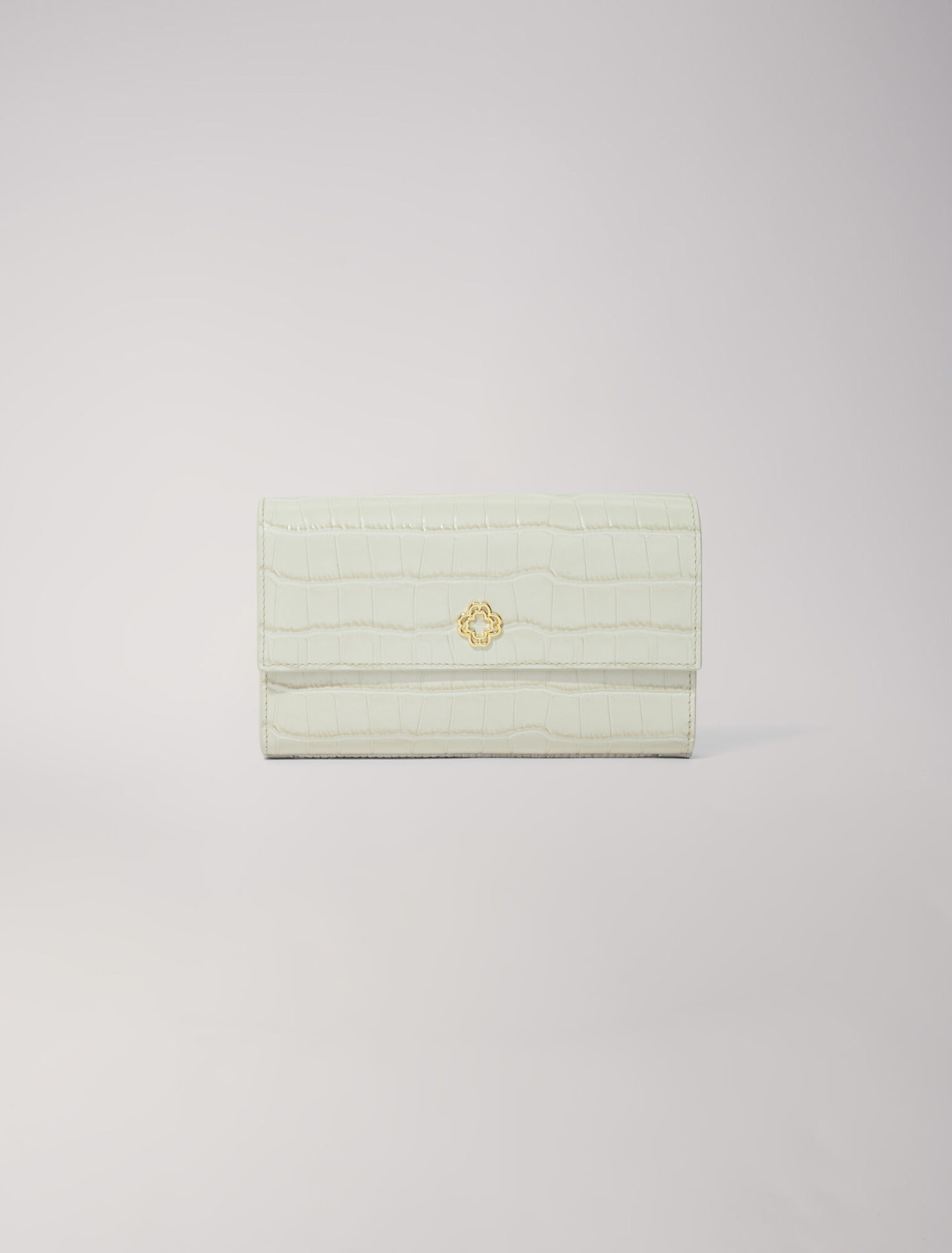 Sac en cuir embossé croco