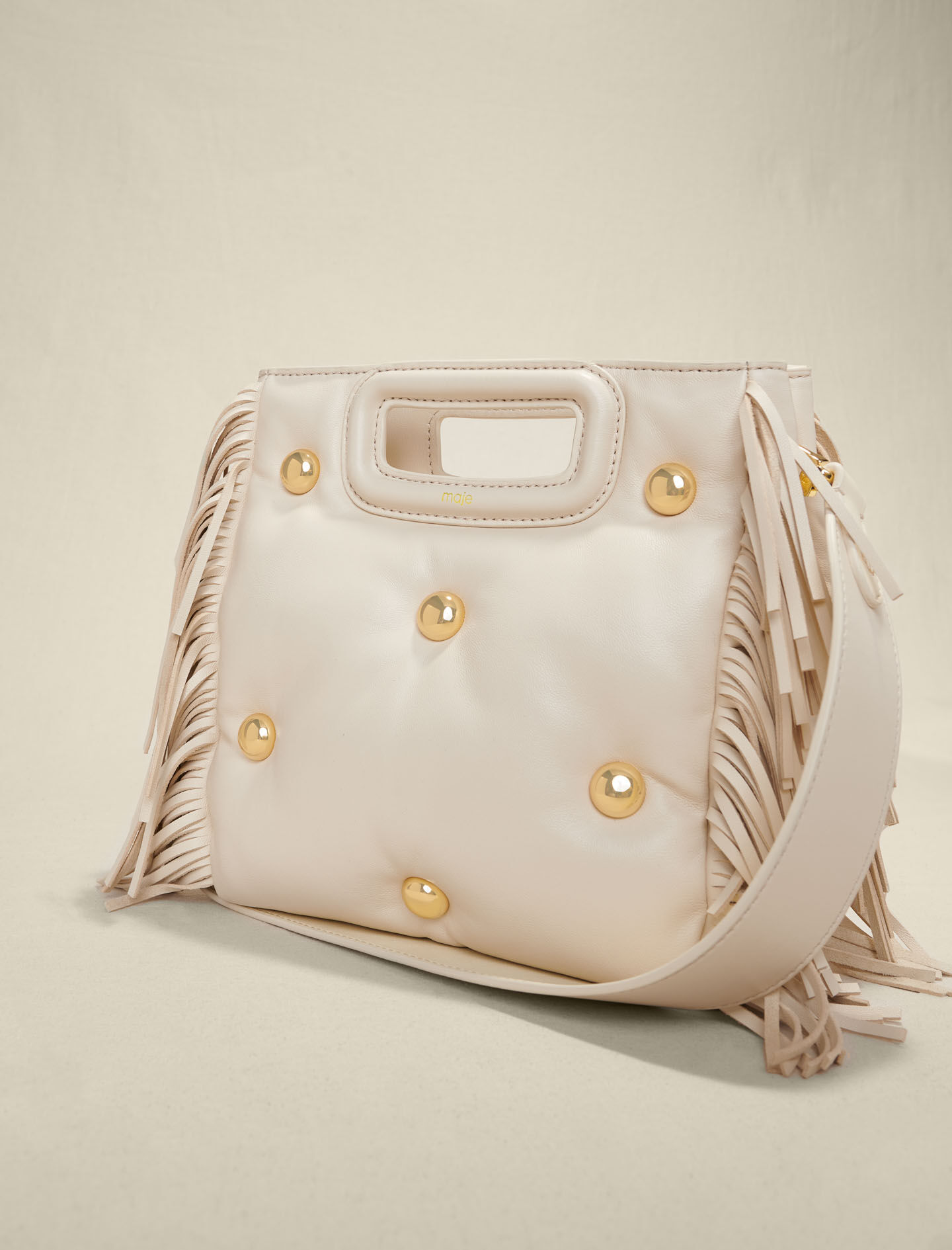 Maje sac m en cuir matelassé top