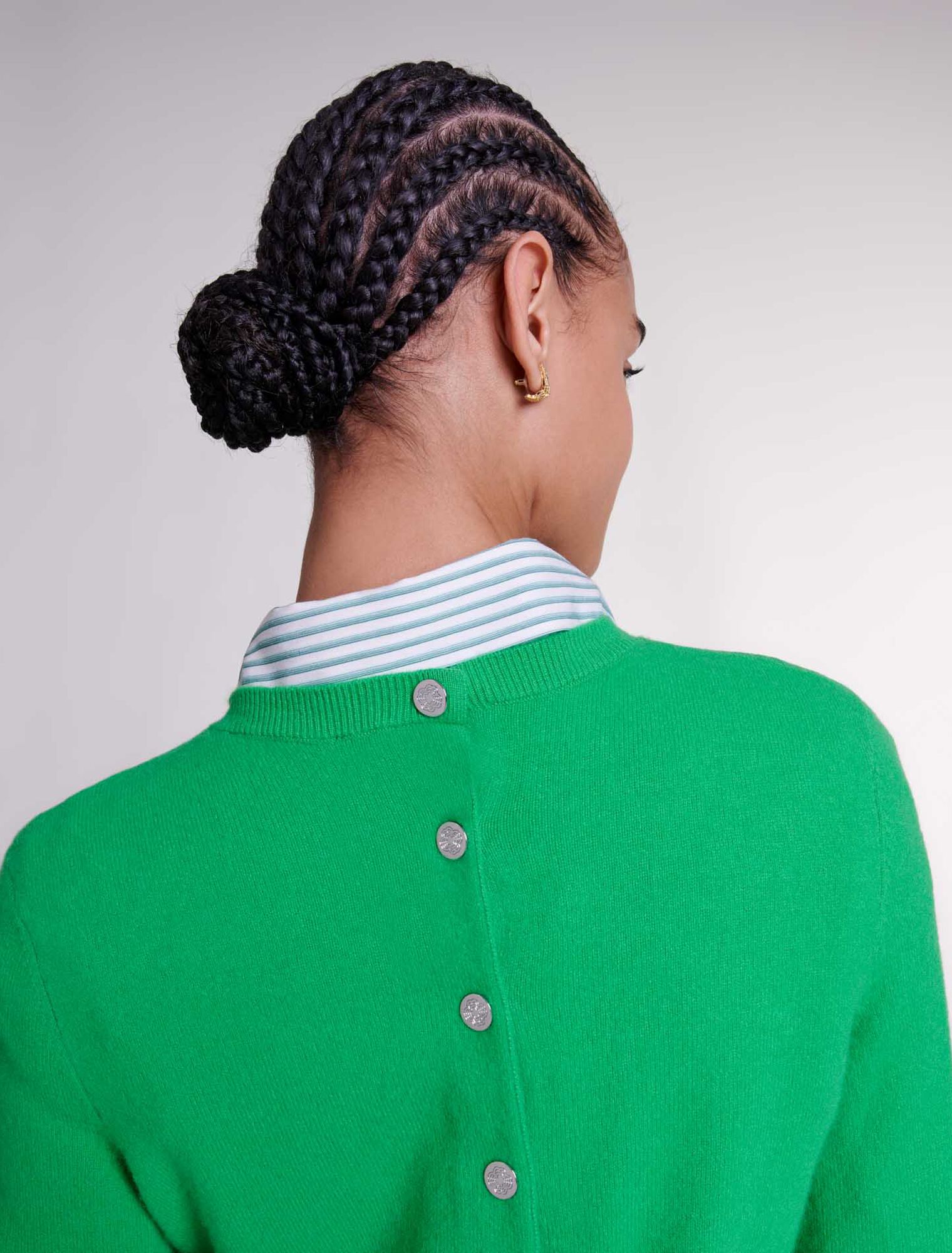 Cardigan en cachemire et laine