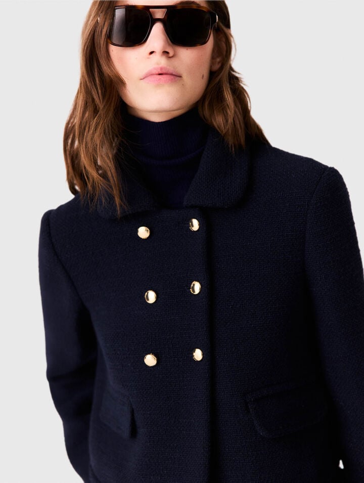 Short tweed jacket