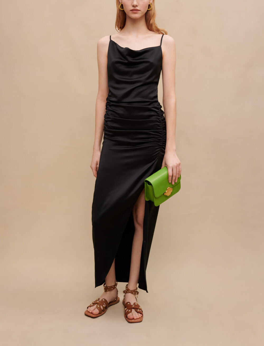 Maje silk dress best sale