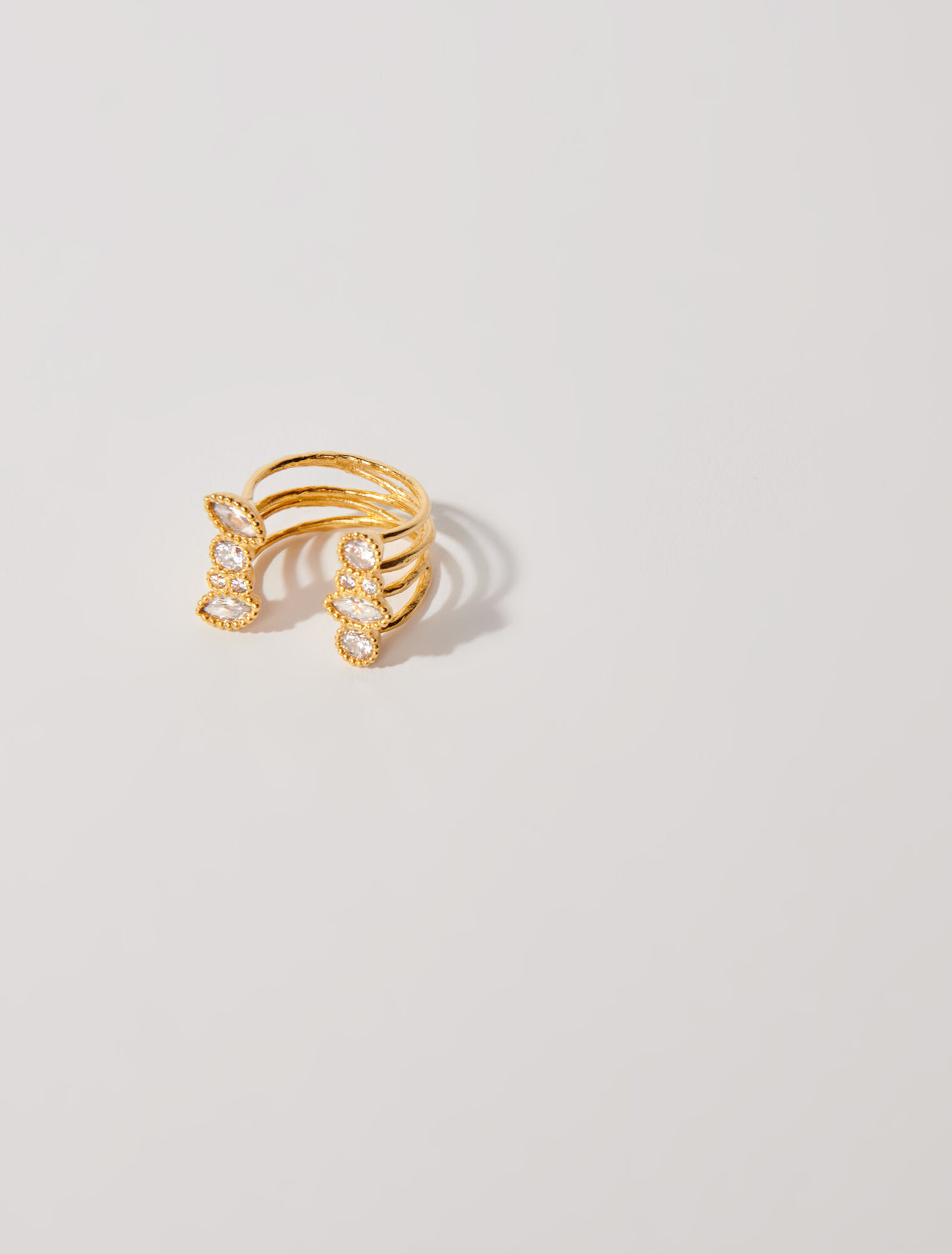 Bague en laiton recyclé doré