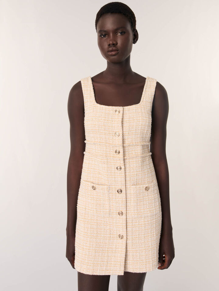 Short tweed dress