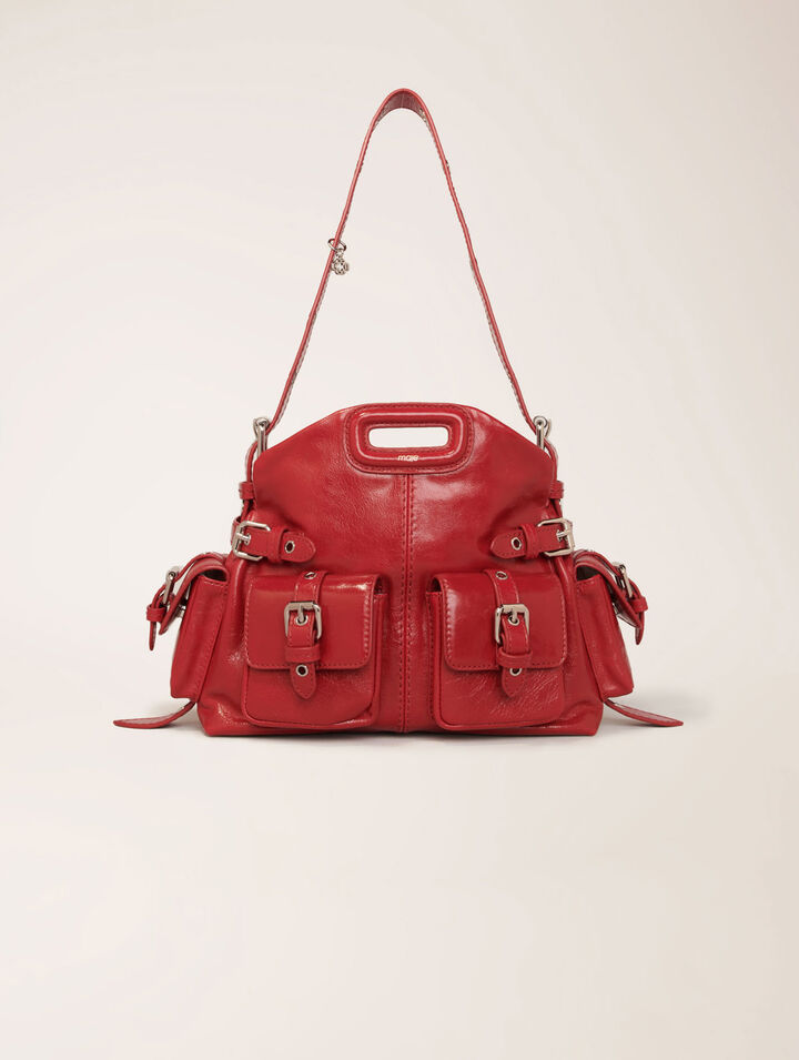 Sac Miss M Mini pockets en cuir use