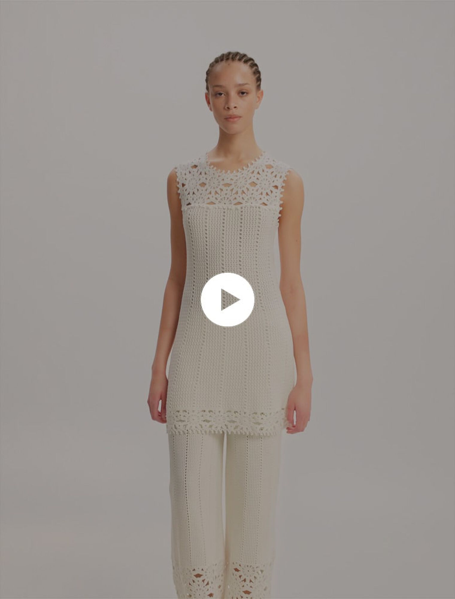Short crochet dress