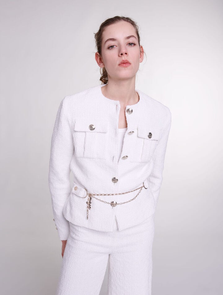Veste en tweed