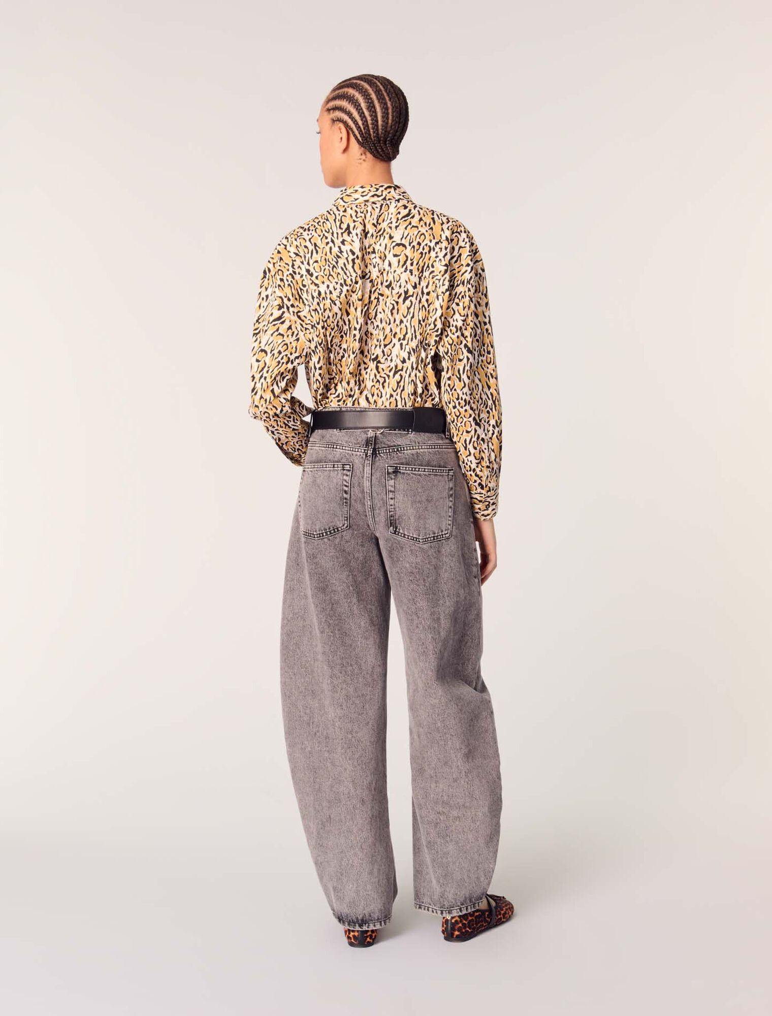 Chemise à imprimé leopard