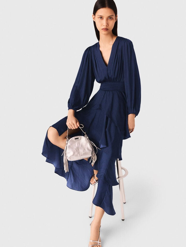 Robe courte en maille
