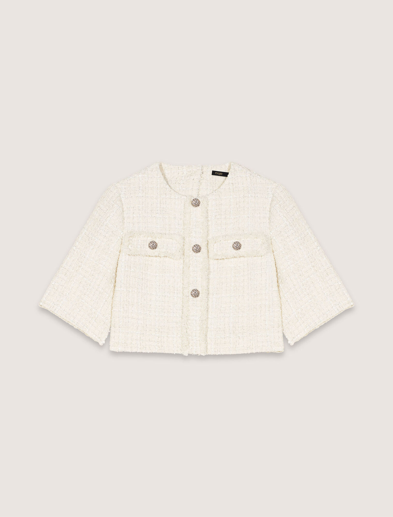 Tweed 2-in-1 mini dress
