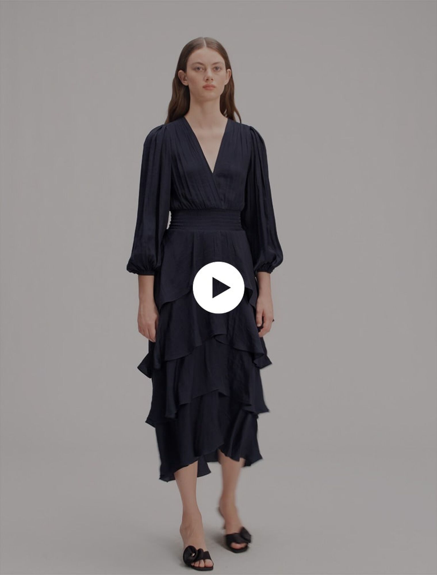 Robe courte en maille