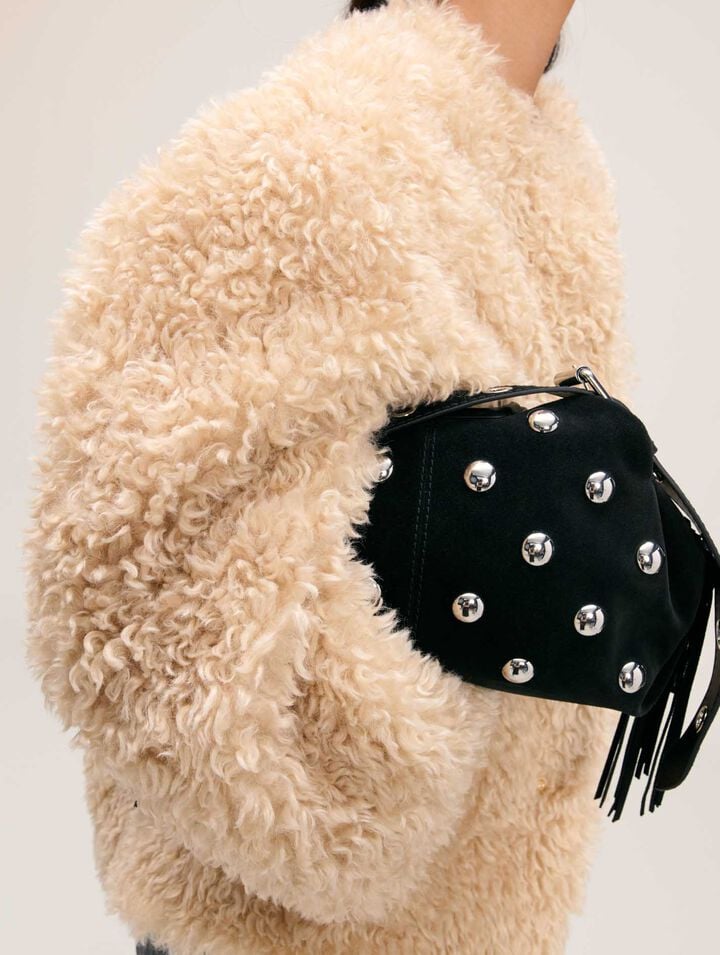 Short faux fur coat