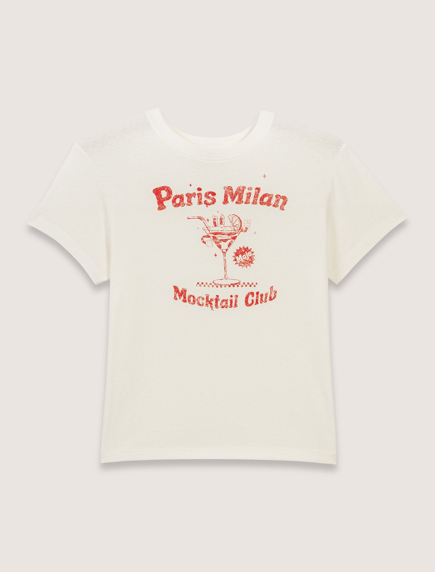 g-rap Ms. Tee Female Baller 未開封 Paris Milan T-shirt White For Women | Maje