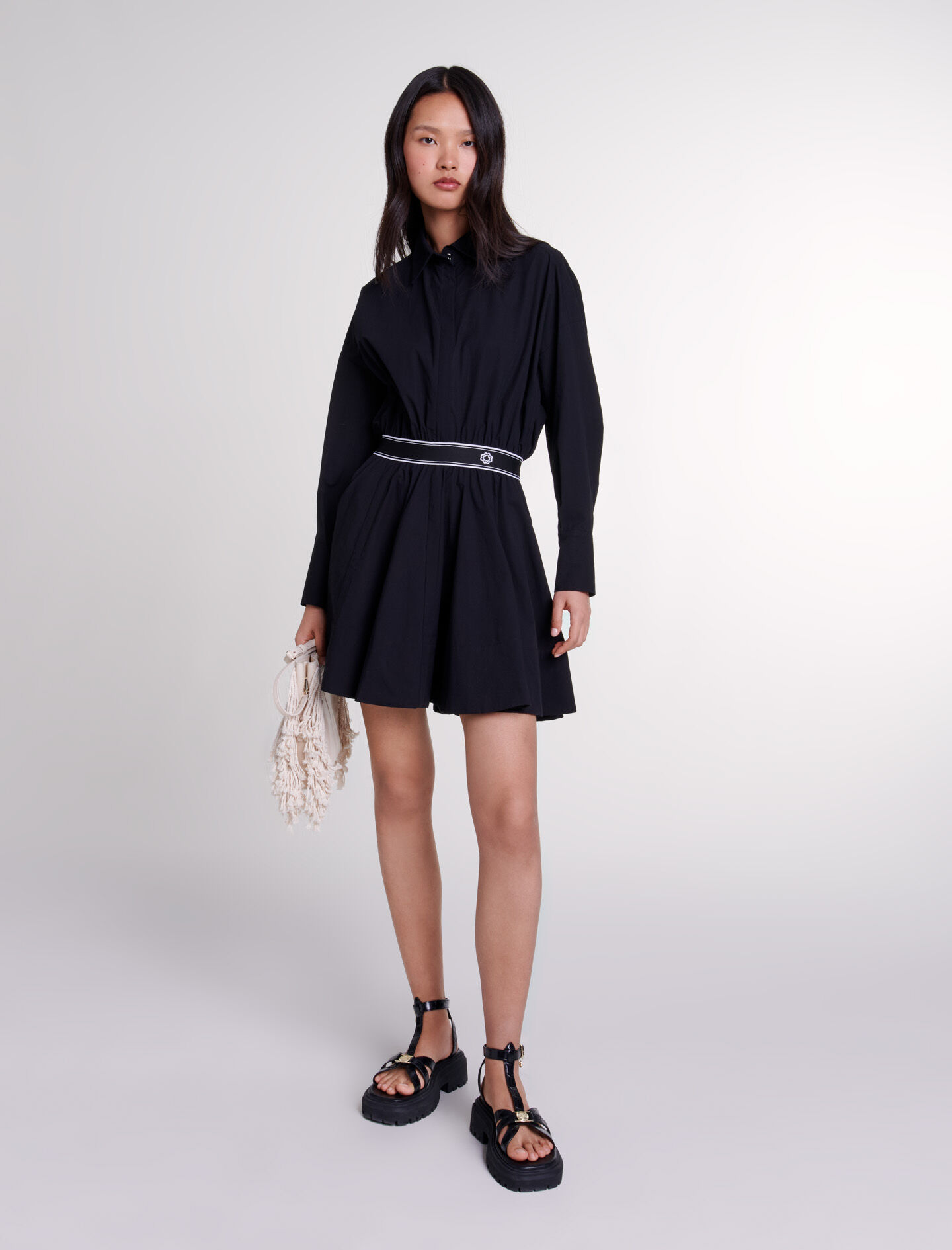 Robe plissée maje clearance