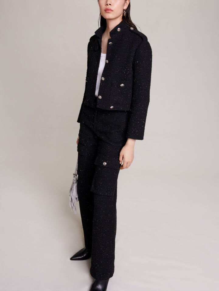 Pantalon en tweed
