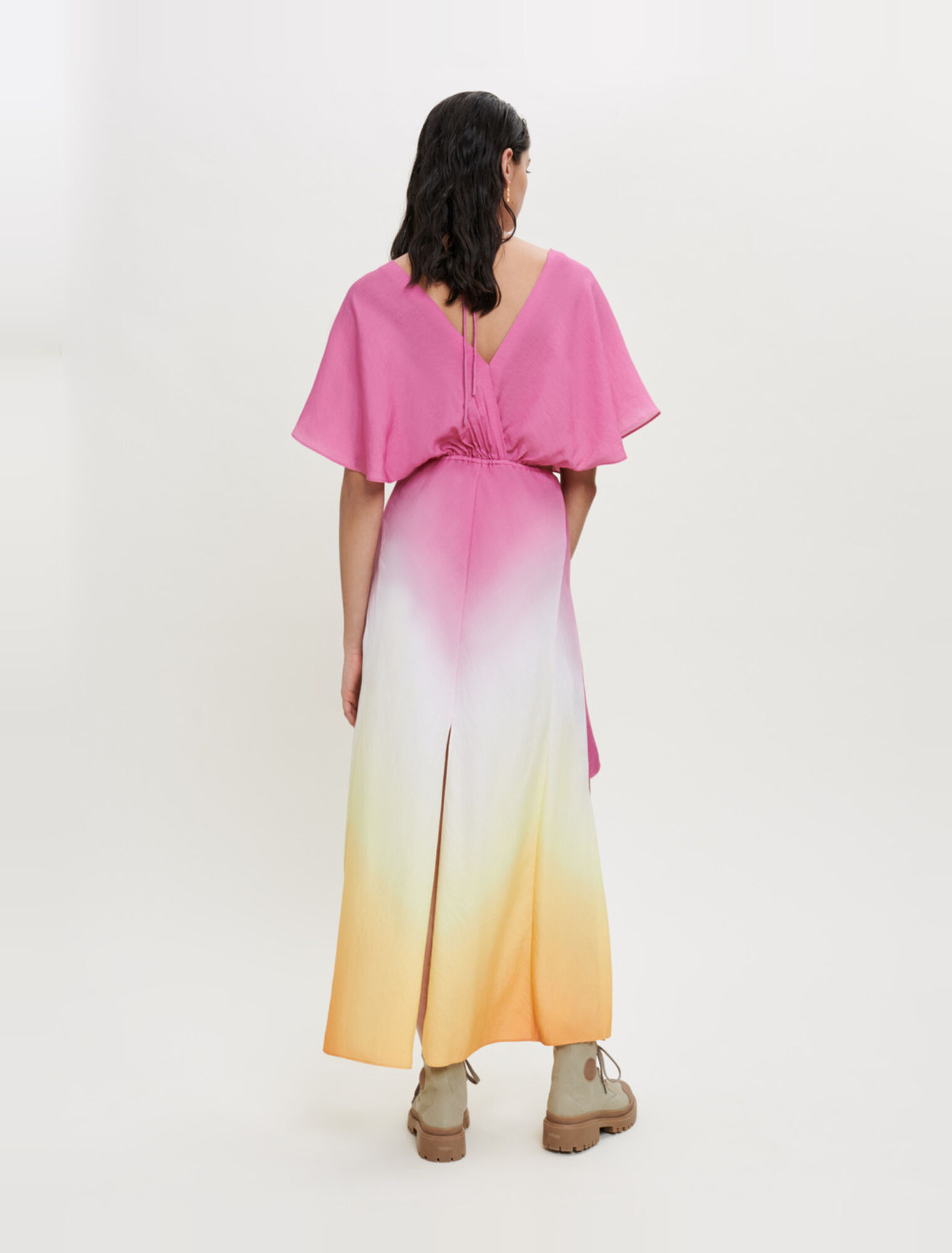 Robe foulard en Tie and Dye