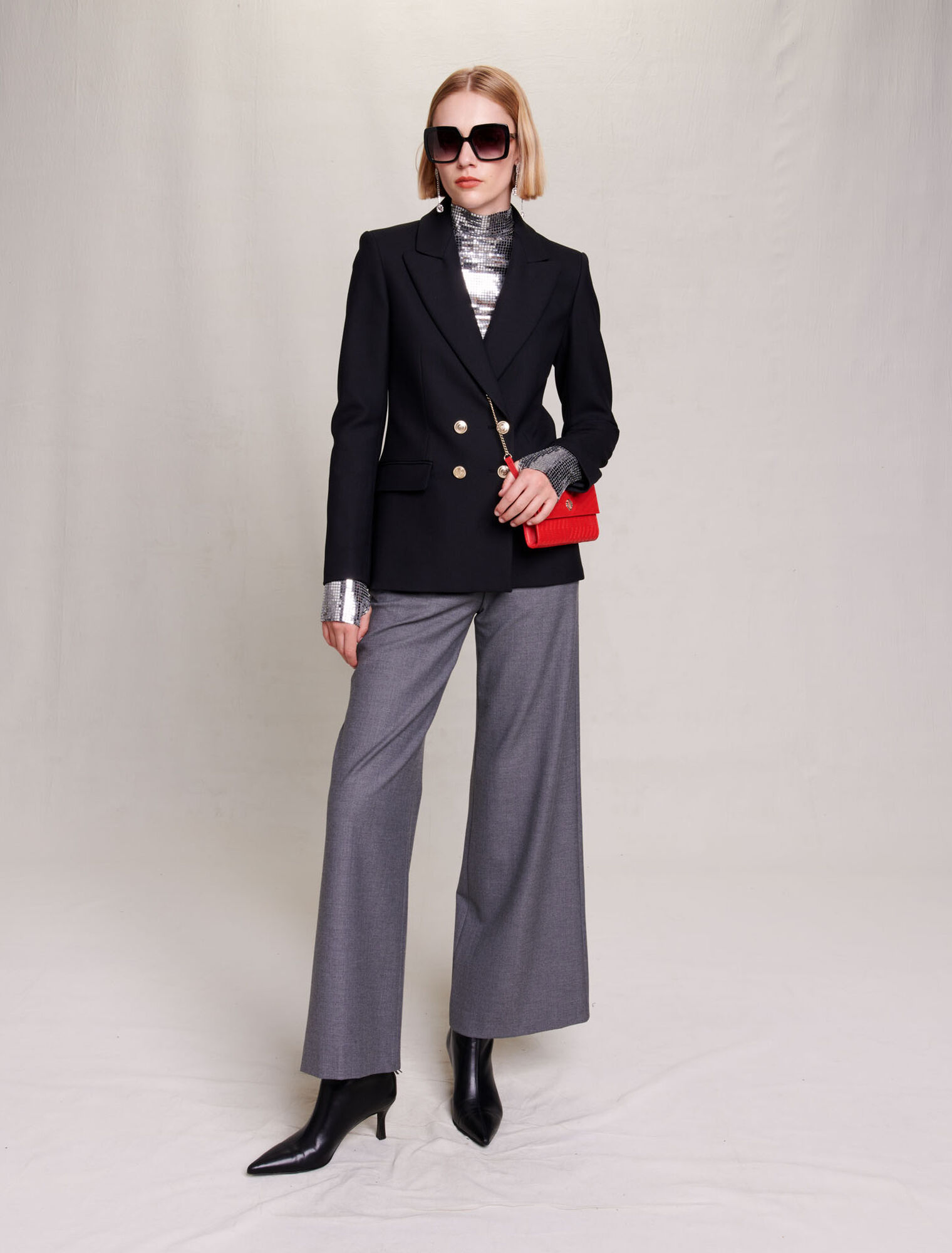 Veste courte en tweed