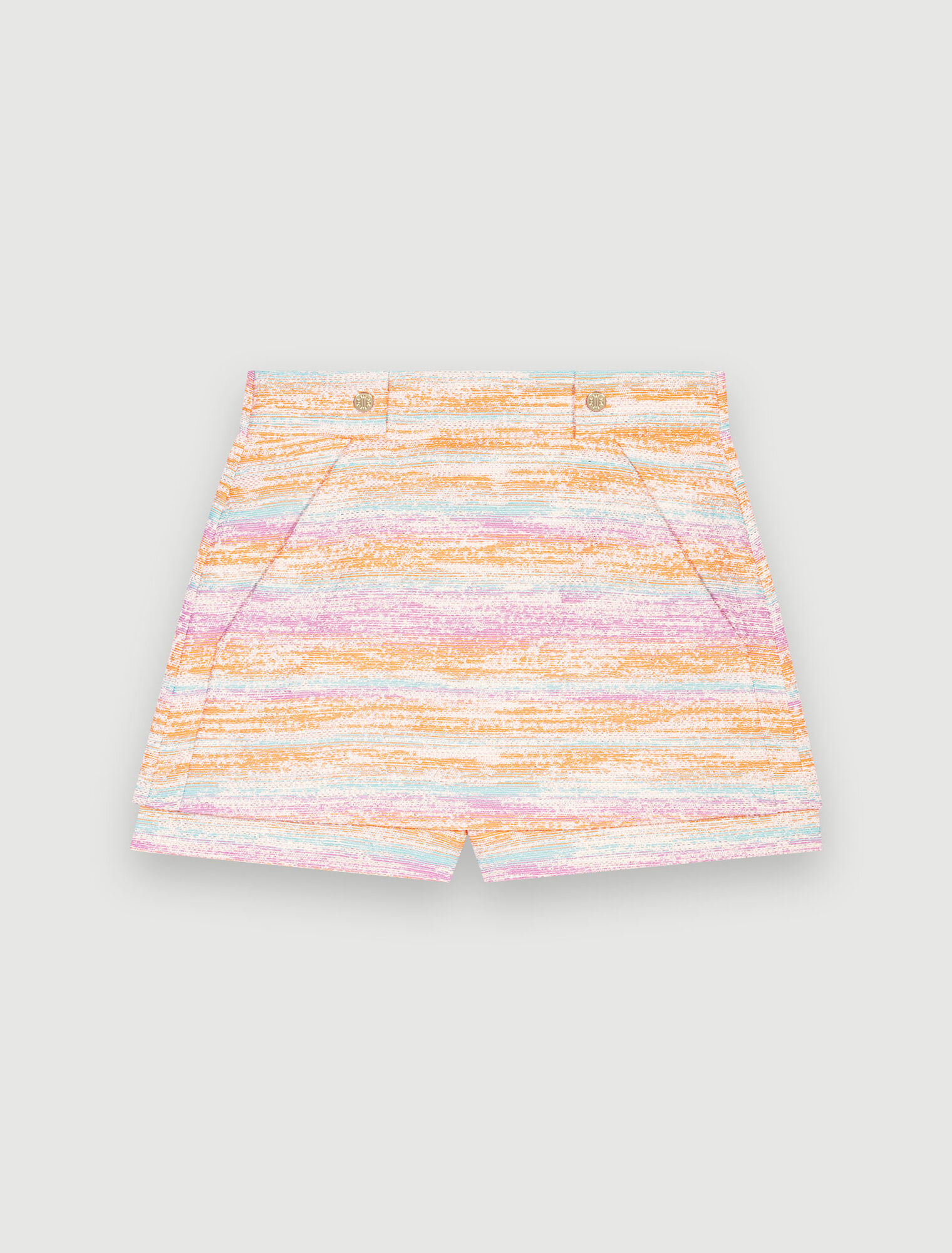 Tweed mini skirt