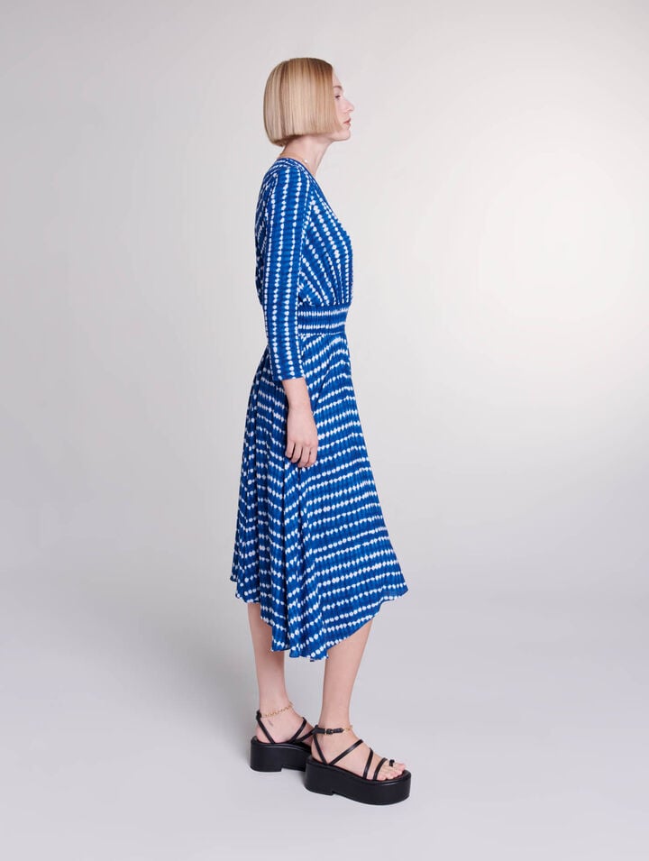 Robe longue asymétrique