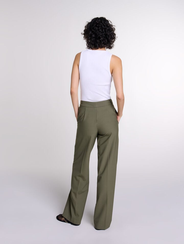 Pantalon de tailleur droit