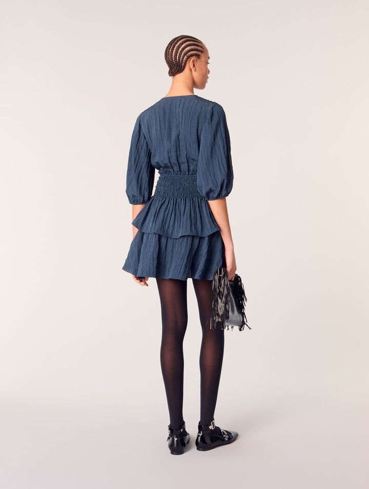 Short ruffled dress
