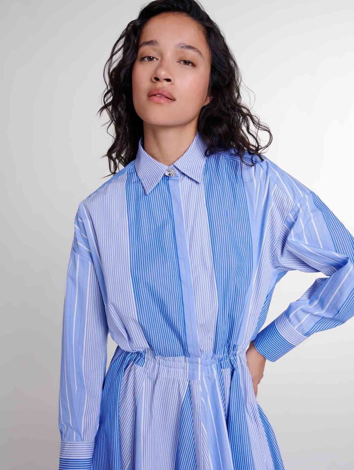 Striped patchwork dress 