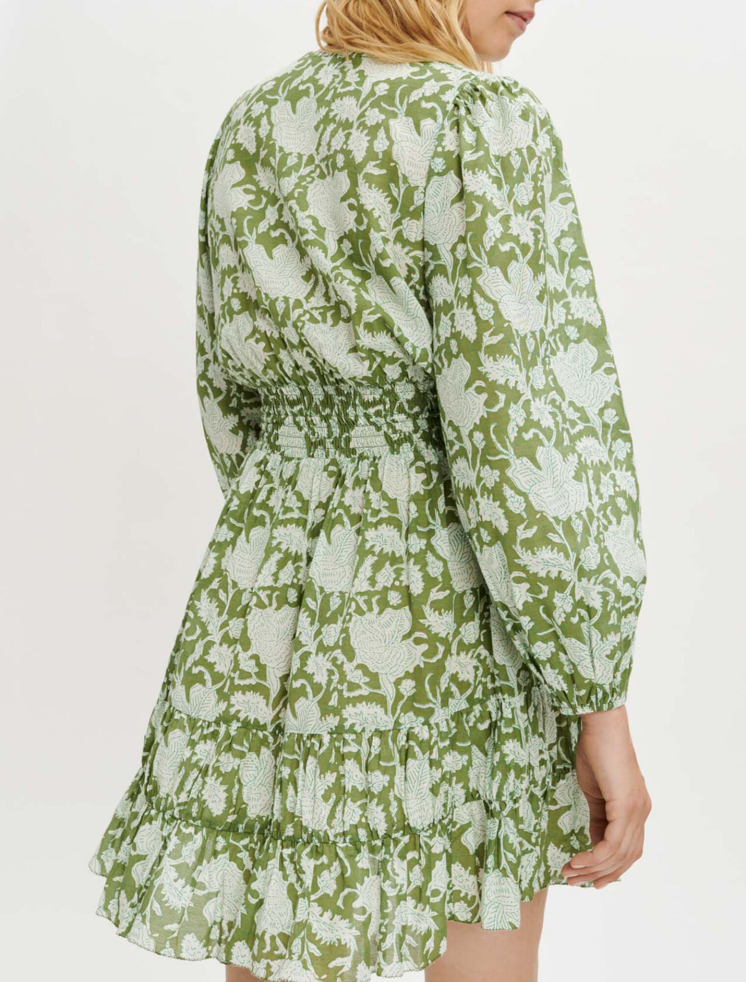 Robe en coton imprimé