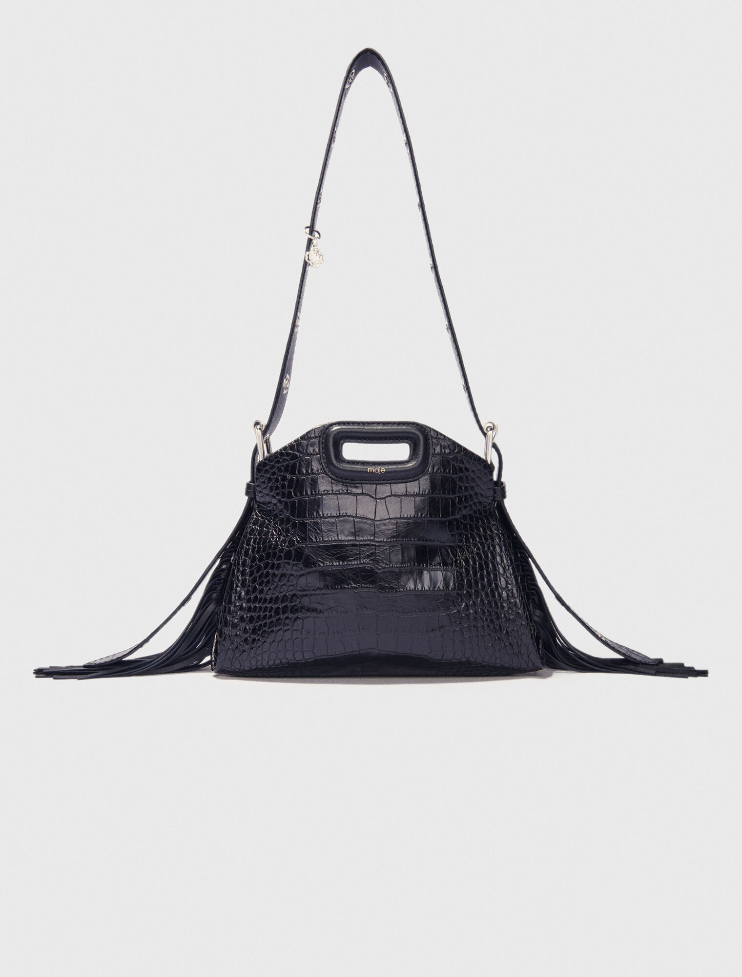 Miss M Mini embossed leather bag