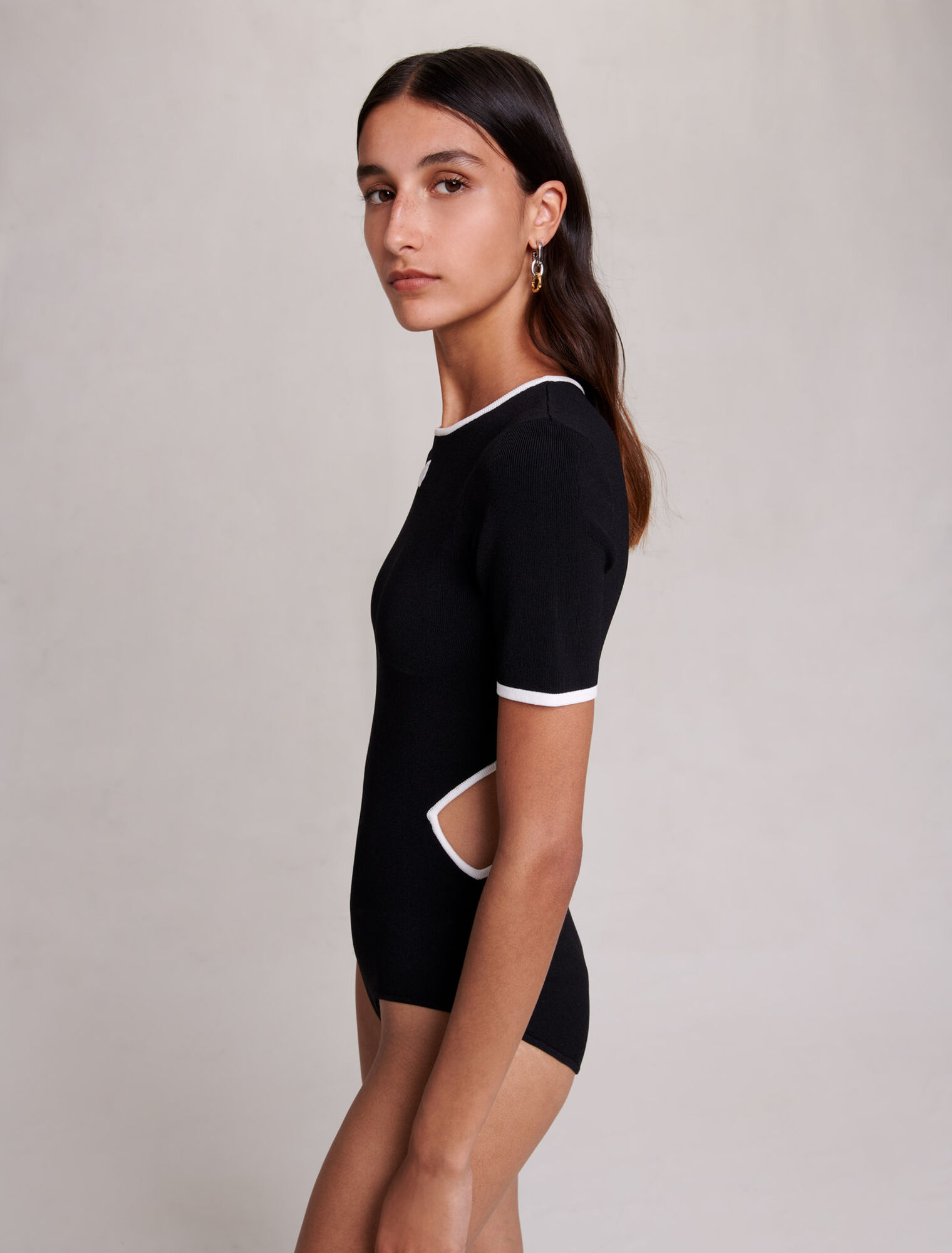 Body ajouré en maille